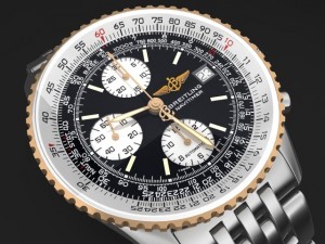 Breitling Navitimer II Steel Braclet Mens Watch Model 3D