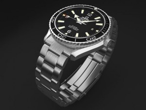 Omega Seamaster Planet Ocean Steel Braclet Mens WA 3Dモデル