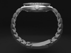 Omega Seamaster Planet Ocean Steel Braclet Mens WA 3Dモデル