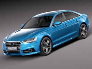 Audi A6 Sedan 2015 3D Model