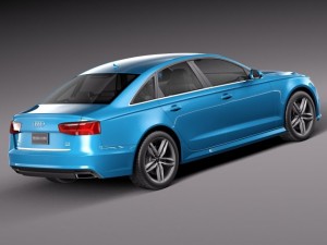 Audi A6 Sedan 2015 Modello 3D