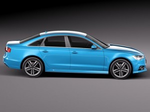Audi A6 Sedan 2015 Modello 3D