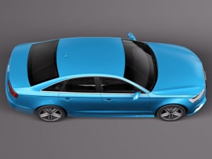 Audi A6 Sedan 2015 Modello 3D
