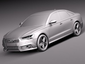 Audi A6 Sedan 2015 Modello 3D