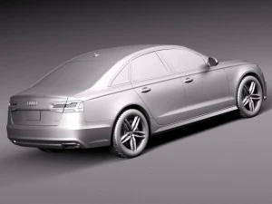Audi A6 Sedan 2015 3D Model