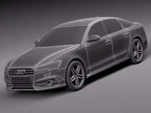 Audi A6 Sedan 2015 3D Model