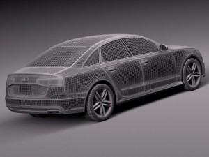 Audi A6 Sedan 2015 Modello 3D