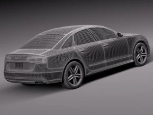 Audi A6 Sedan 2015 3D Model