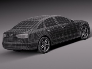 Audi A6 Sedan 2015 Modello 3D