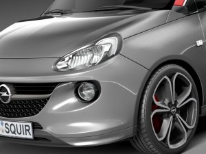 Opel Adam S 2015 3D-Modell