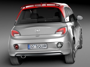 Opel Adam S 2015 3D-Modell