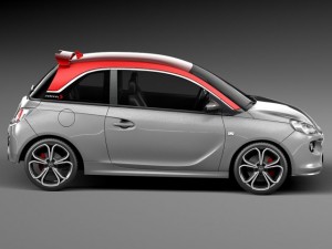 Opel Adam S 2015 3D-Modell