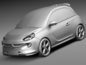 Opel Adam S 2015 3D Model