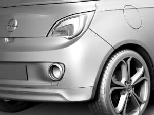 Opel Adam S 2015 3D-Modell