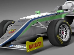 Formula 4 Tatuus 2014 3D Model