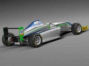 Formula 4 Tatuus 2014 3D Model