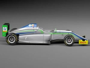 Formula 4 Tatuus 2014 3D Model
