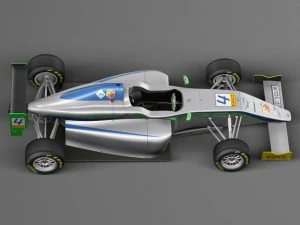 Formula 4 Tatuus 2014 3D Model