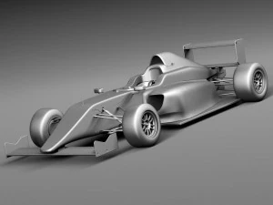 Formula 4 Tatuus 2014 3D Model