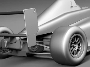Formula 4 Tatuus 2014 3D Model