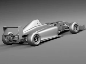 Formula 4 Tatuus 2014 3D Model