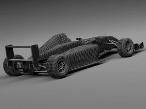 Formula 4 Tatuus 2014 3D Model