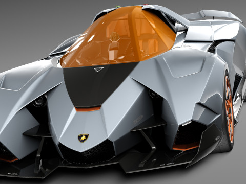 Egoista Concept 2013 3D Модель