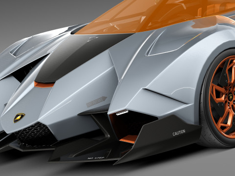 Egoista Concept 2013 3D Модель
