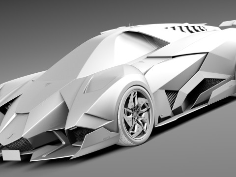Egoista Concept 2013 3D Модель