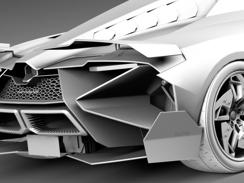 Egoista Concept 2013 3D Модель