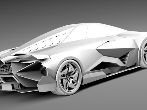 Egoista Concept 2013 3D Модель