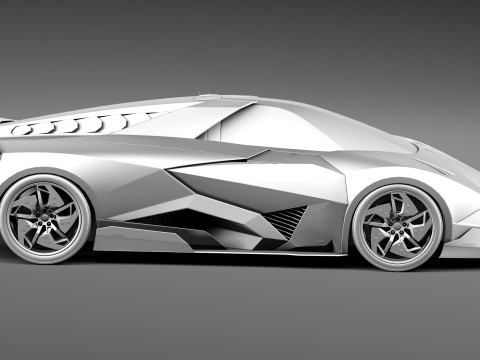 Egoista Concept 2013 3D Модель