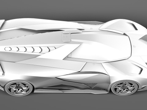 Egoista Concept 2013 3D Модель