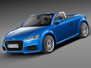 Audi TT Roadster 2015 3D मॉडल