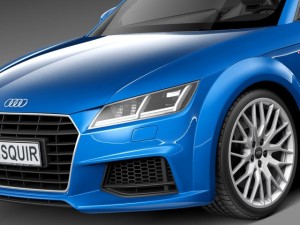 Audi TT Roadster 2015 Modelo 3D
