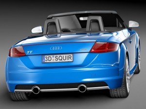 Audi TT Roadster 2015 Modelo 3D