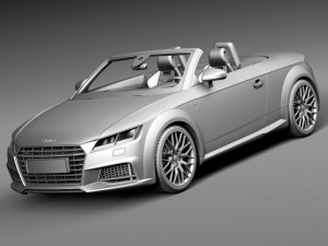 Audi TT Roadster 2015 Modelo 3D