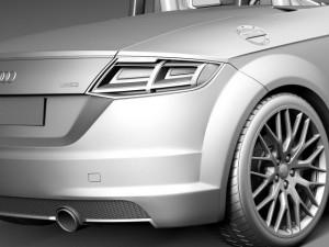 Audi TT Roadster 2015 Modelo 3D