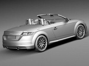 Audi TT Roadster 2015 Modelo 3D