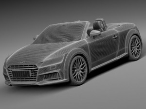 Audi TT Roadster 2015 Modelo 3D