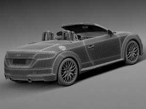 Audi TT Roadster 2015 Modelo 3D