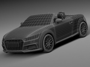 Audi TT Roadster 2015 Modelo 3D