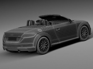 Audi TT Roadster 2015 Modelo 3D
