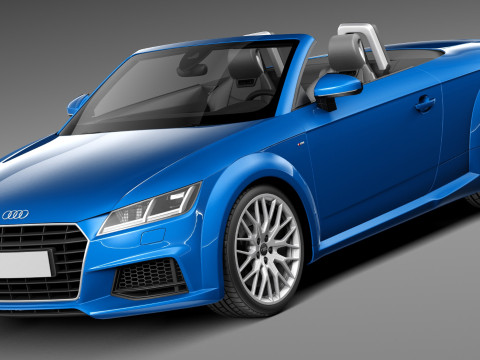 Audi TT Roadster 2015 3D Model