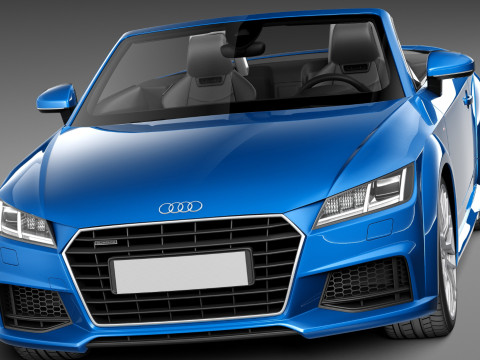 Audi TT Roadster 2015 3D Model
