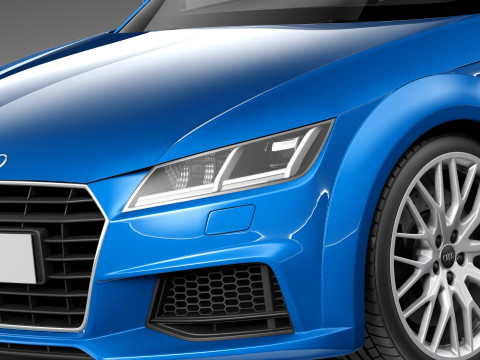 Audi TT Roadster 2015 3D Model
