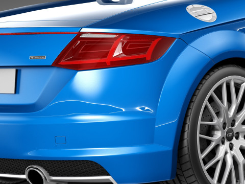 Audi TT Roadster 2015 3D Model