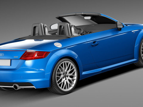 Audi TT Roadster 2015 3D Model