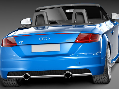 Audi TT Roadster 2015 3D Model