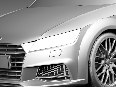Audi TT Roadster 2015 3D Model